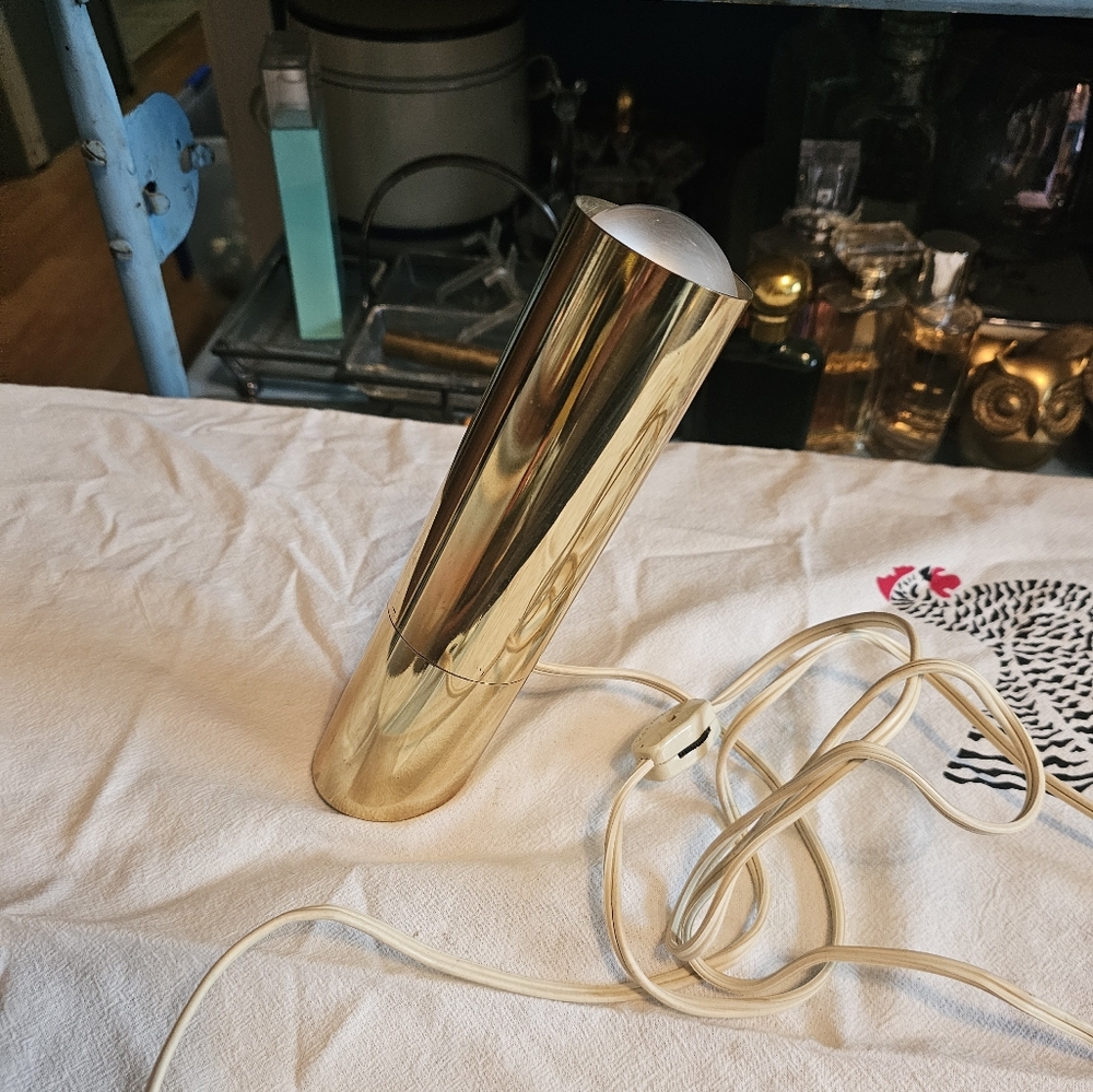 Sleek Gold Table Lamp MCM